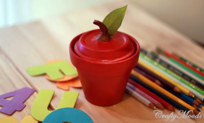 Apple Clay Jar | Fun Family Crafts