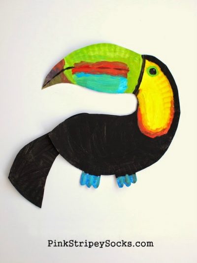 Paper Plate Toucan | Fun Family Crafts