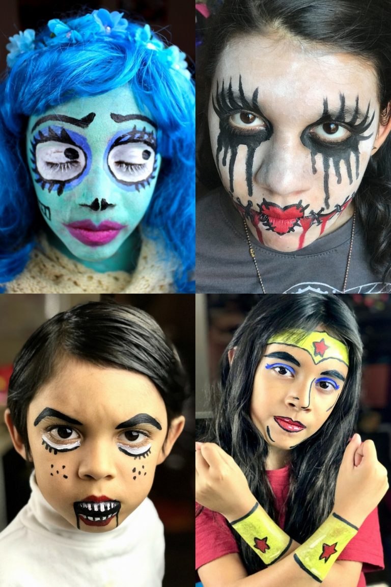 Halloween Face Painting Fun Family Crafts Halloween Face Painting Ideas 768x1152