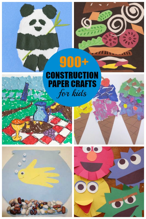 Construction Paper Crafts For Kids