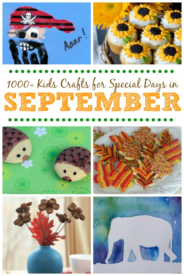 Kids Crafts for Special Days in September Fun Family Crafts