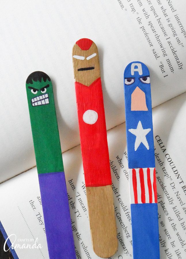 Avengers Bookmarks | Fun Family Crafts