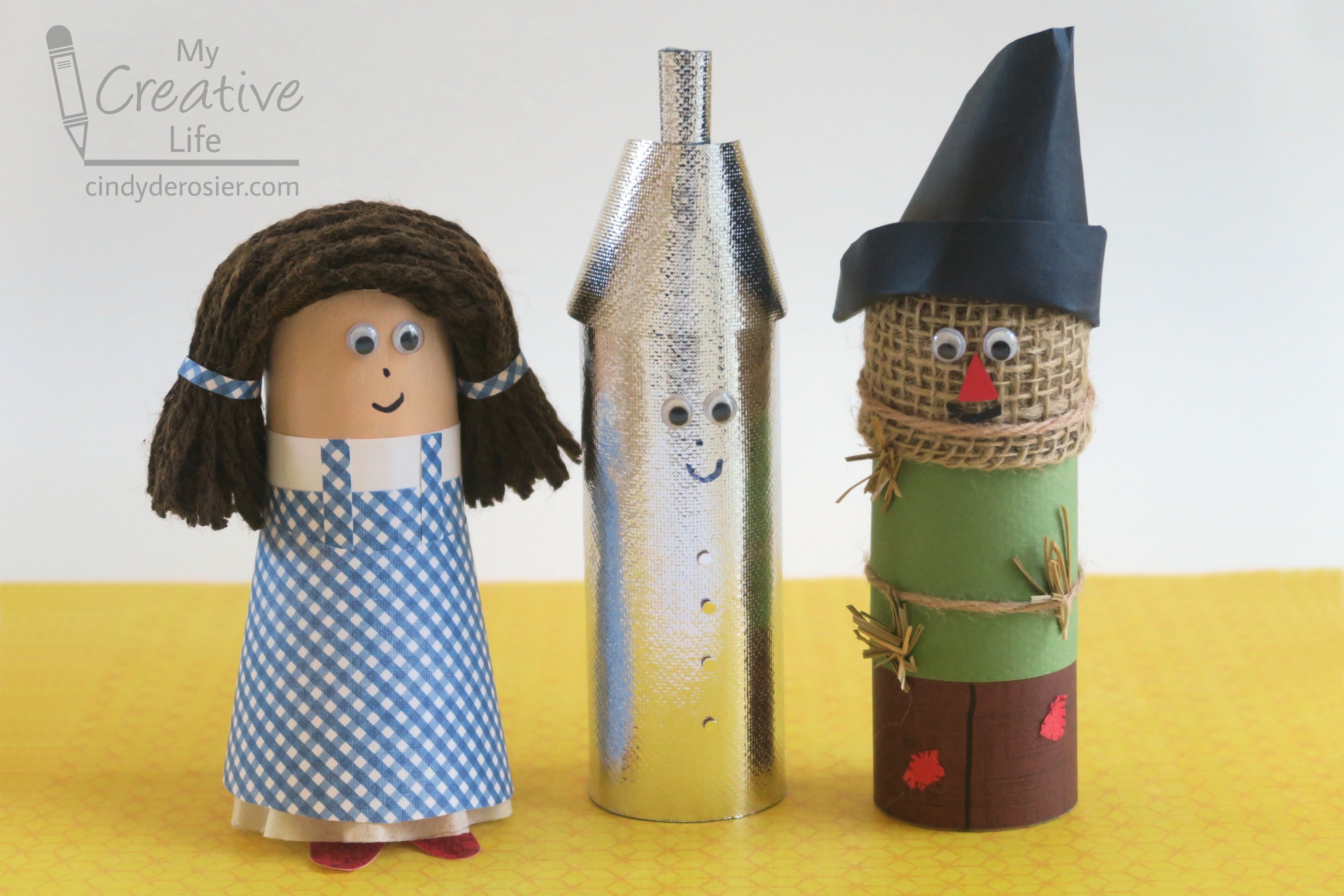 Cardboard Tube Tin Man | Fun Family Crafts