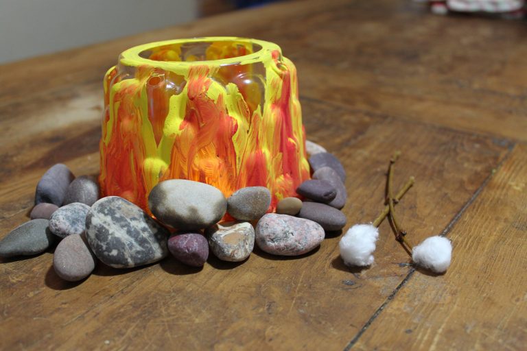 Glowing Campfire Craft Fun Family Crafts