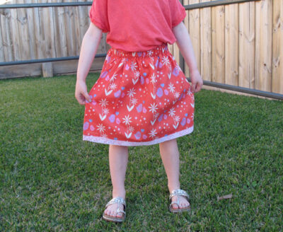 Simple Gathered Skirt | Fun Family Crafts