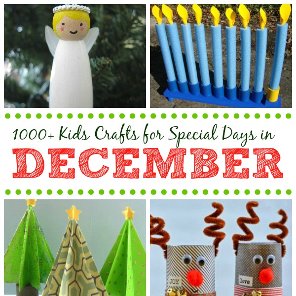 Kids Crafts for Special Days in December | Fun Family Crafts