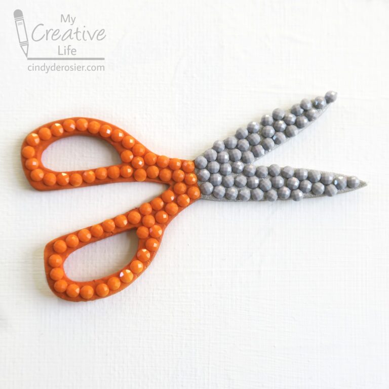 Diamond Art Scissors Hair Accessory Fun Family Crafts