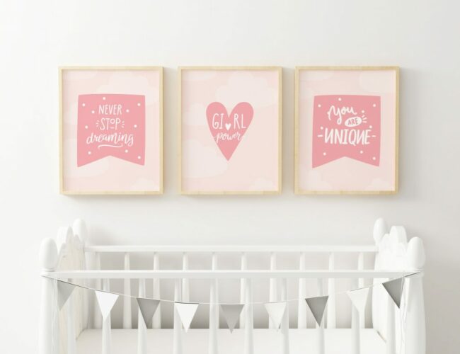 Baby Girl Nursery Printables | Fun Family Crafts