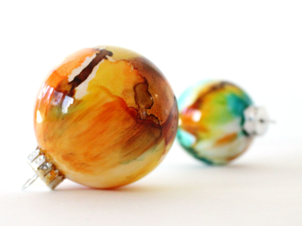Alcohol Ink Ornaments Fun Family Crafts