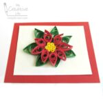 Quilled Poinsettia Card | Fun Family Crafts