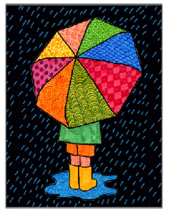 Rain Coloring Book : Easy and Fun Rain Coloring Book for Kids | Made By  Teachers