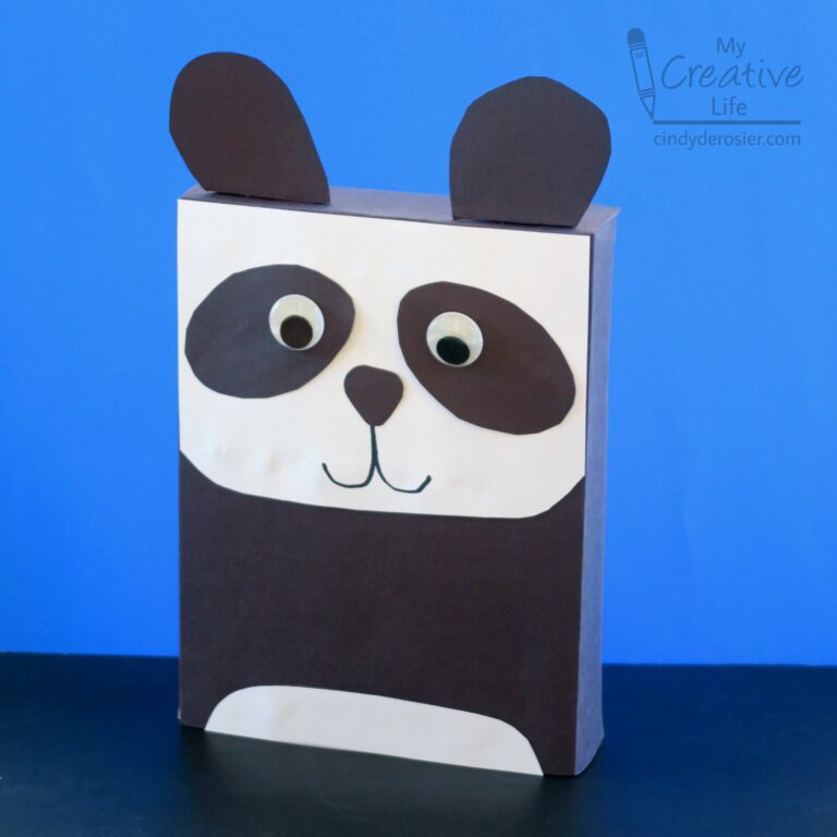 Cereal Box Panda | Fun Family Crafts