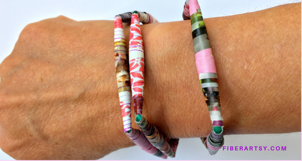 Paper Bead Bracelets | Fun Family Crafts