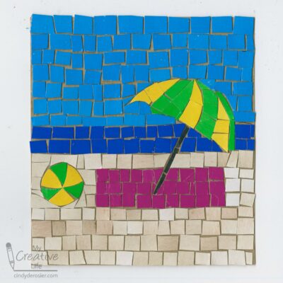 Cereal Box Beach Mosaic 