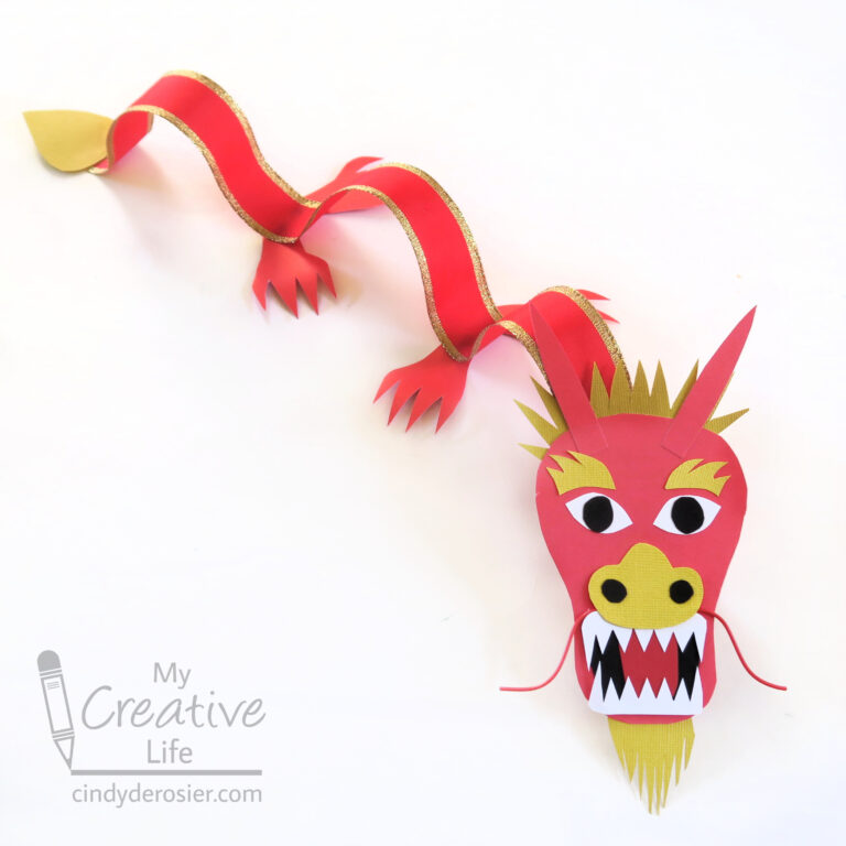 Chinese New Year Ribbon Dragon | Fun Family Crafts