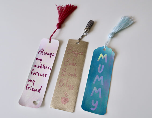 Mother S Day Bookmark Fun Family Crafts, How To Make Faux Leather Bookmarks