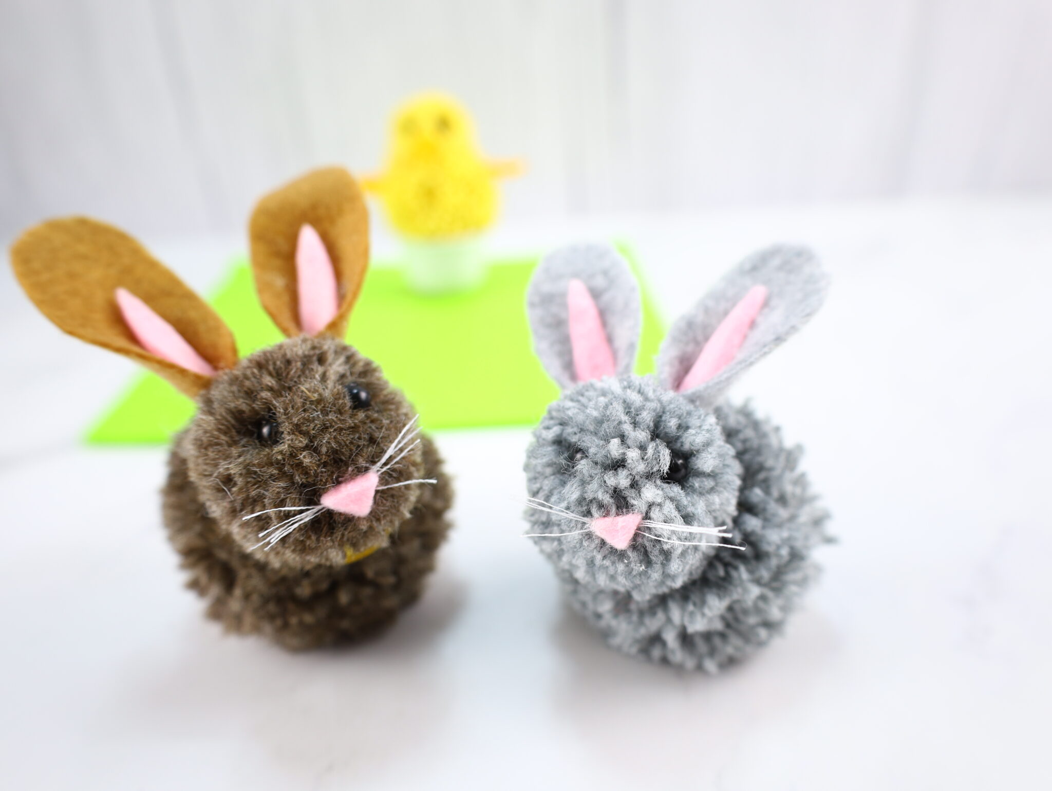 Pom Pom Bunnies Fun Family Crafts