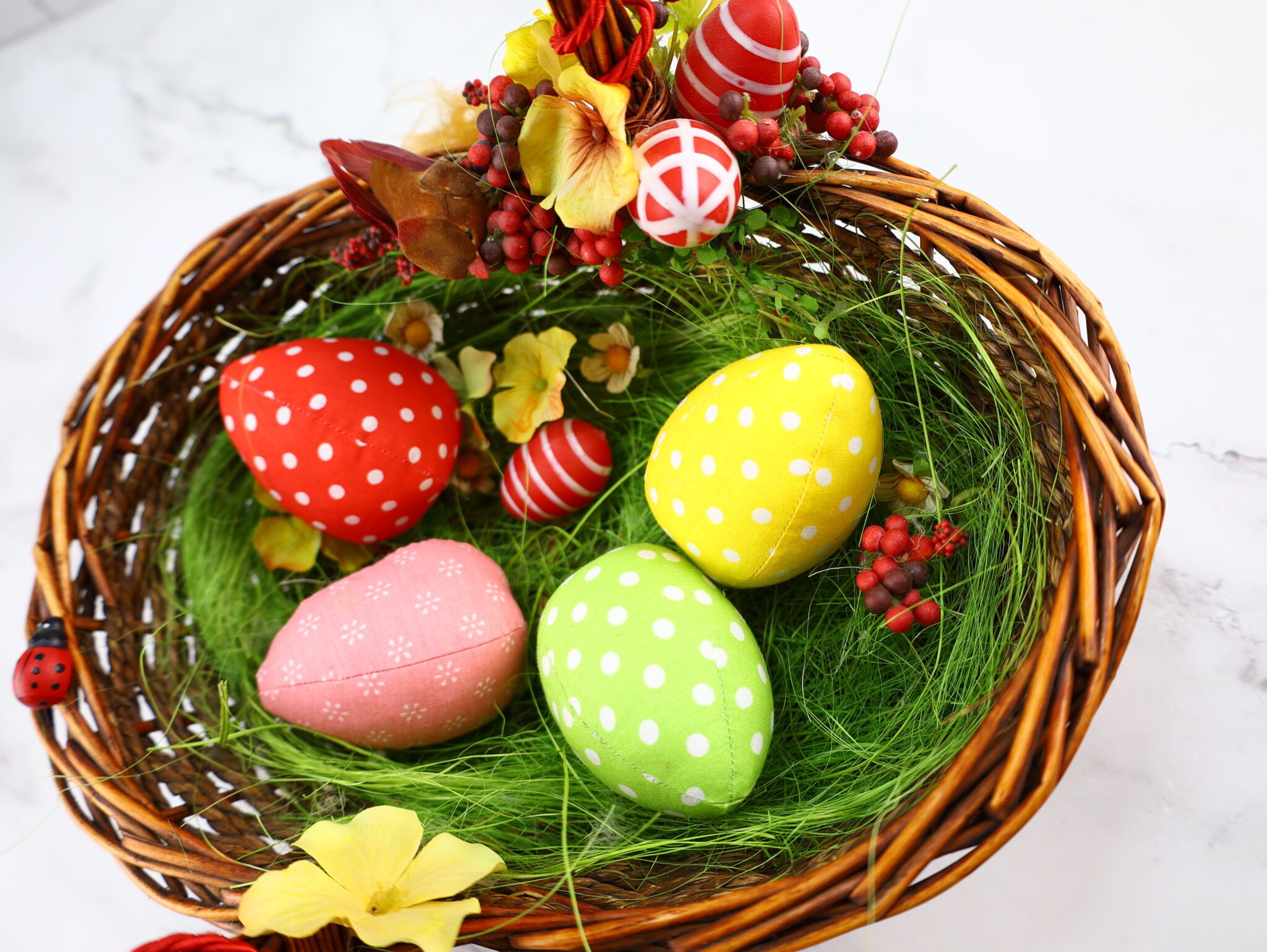 Fabric Easter Eggs Fun Family Crafts