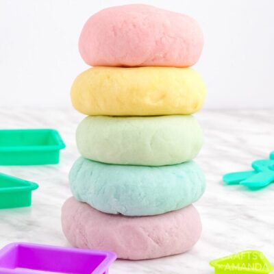 Pastel Play Dough | Fun Family Crafts