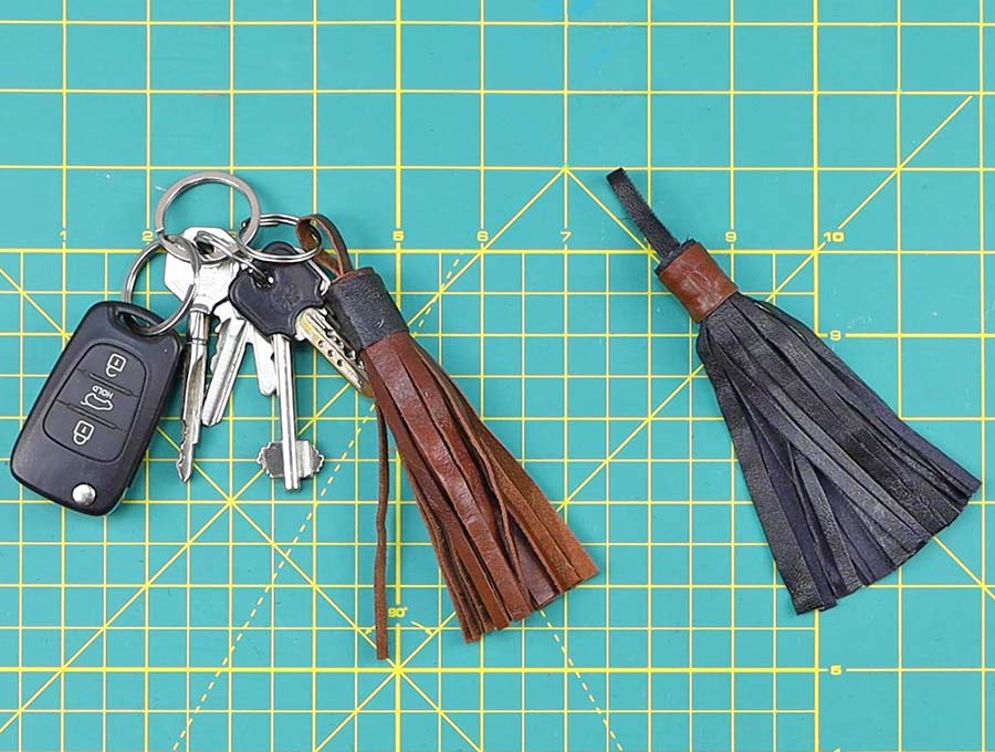 Leather Tassel Fun Family Crafts