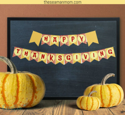 Printable Thanksgiving Bunting | Fun Family Crafts