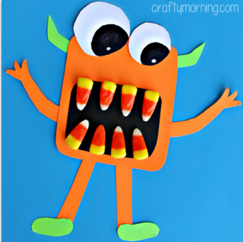 Candy Corn Monster | Fun Family Crafts