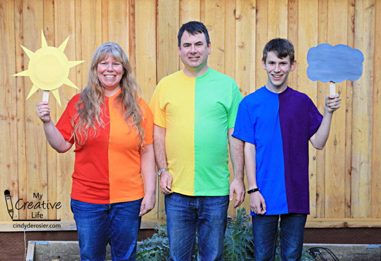 Rainbow Costume for Three | Fun Family Crafts