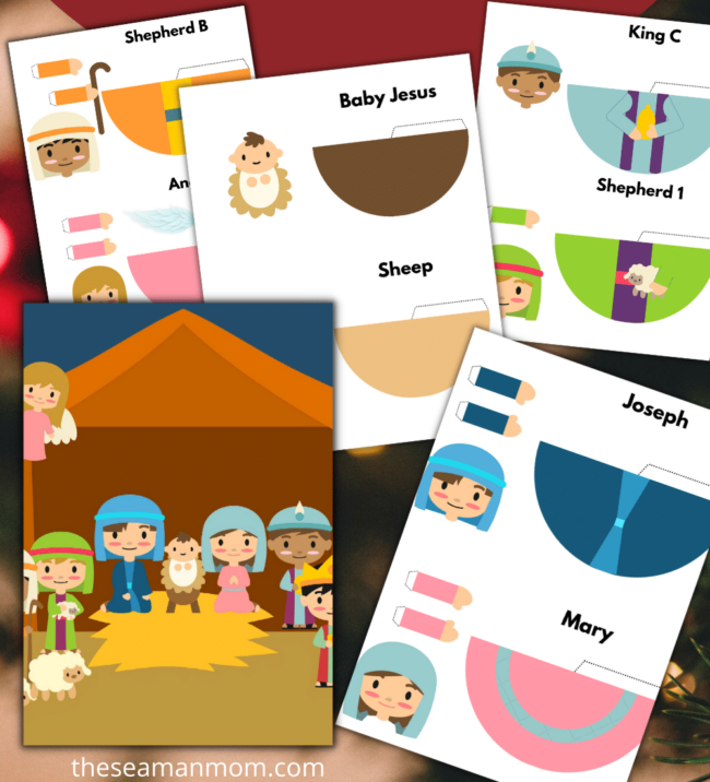 Printable Nativity Cone Paper Dolls | Fun Family Crafts