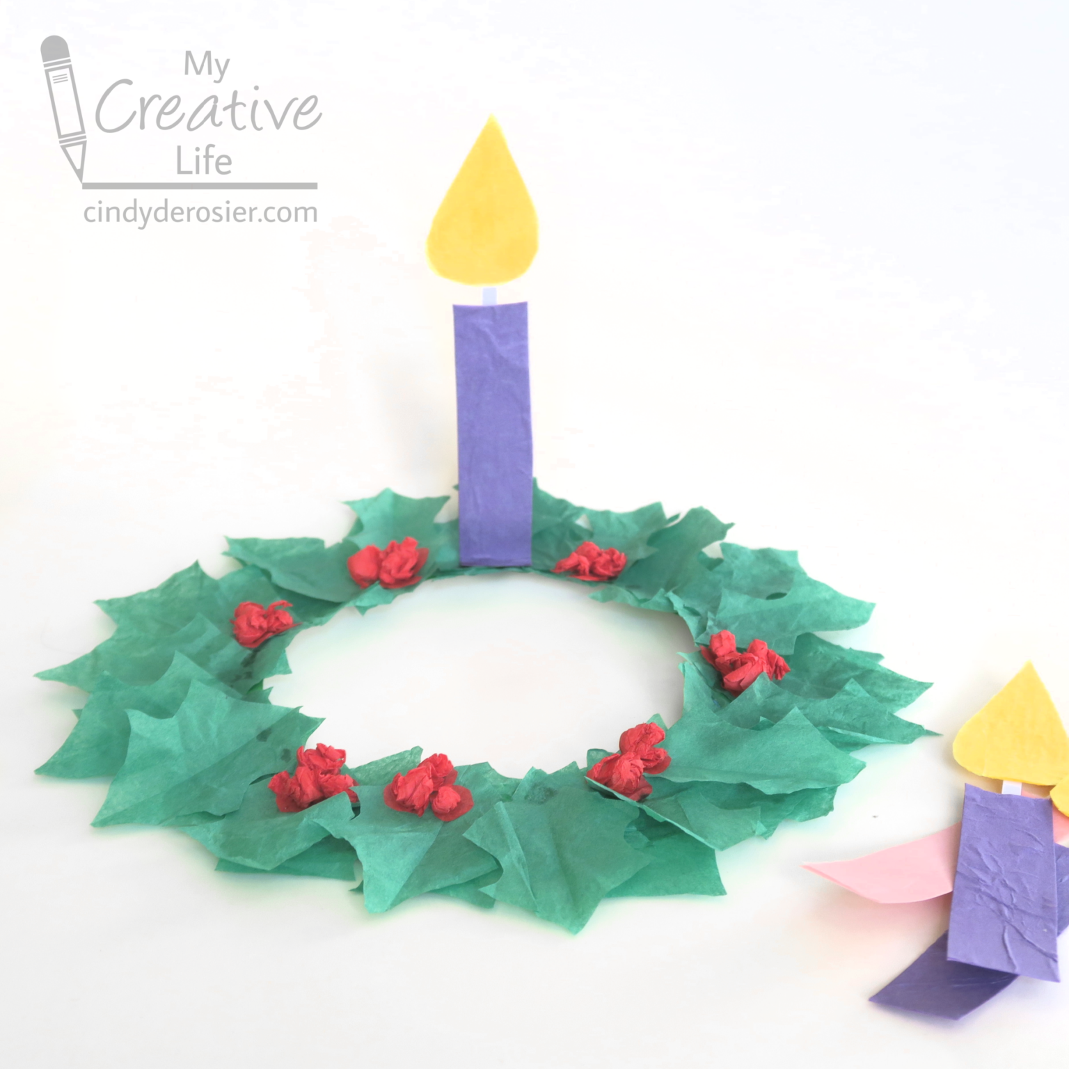 Paper Plate Advent Wreath | Fun Family Crafts