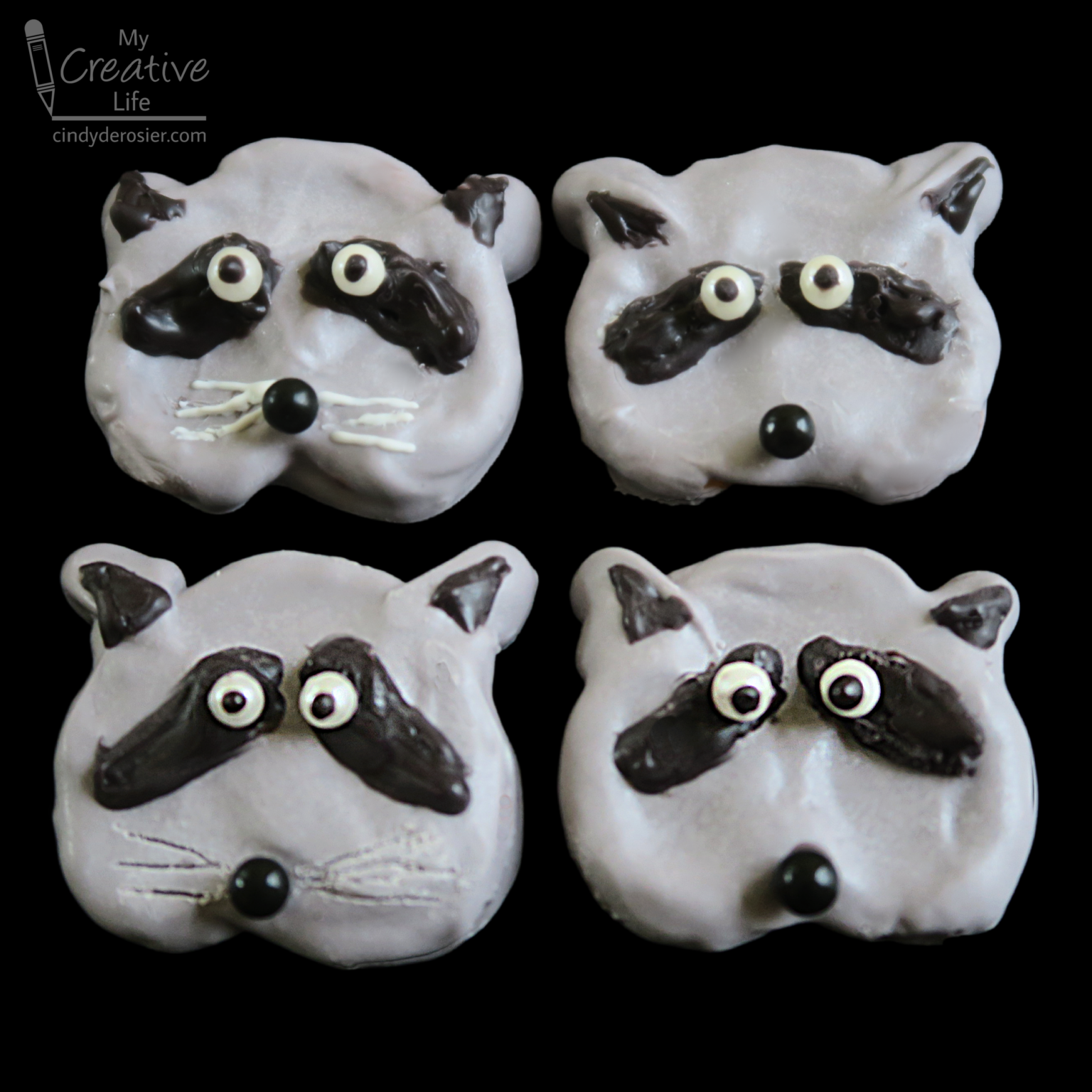 Edible Pretzel Raccoons Fun Family Crafts