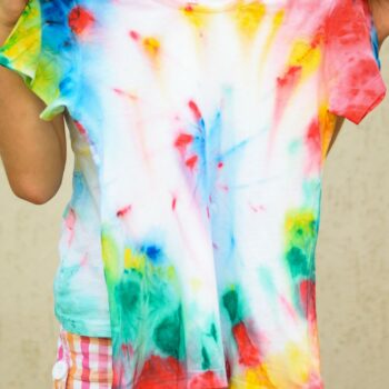 Sunshine Ombre Shibori Tie Dye Top - Crafts by Amanda