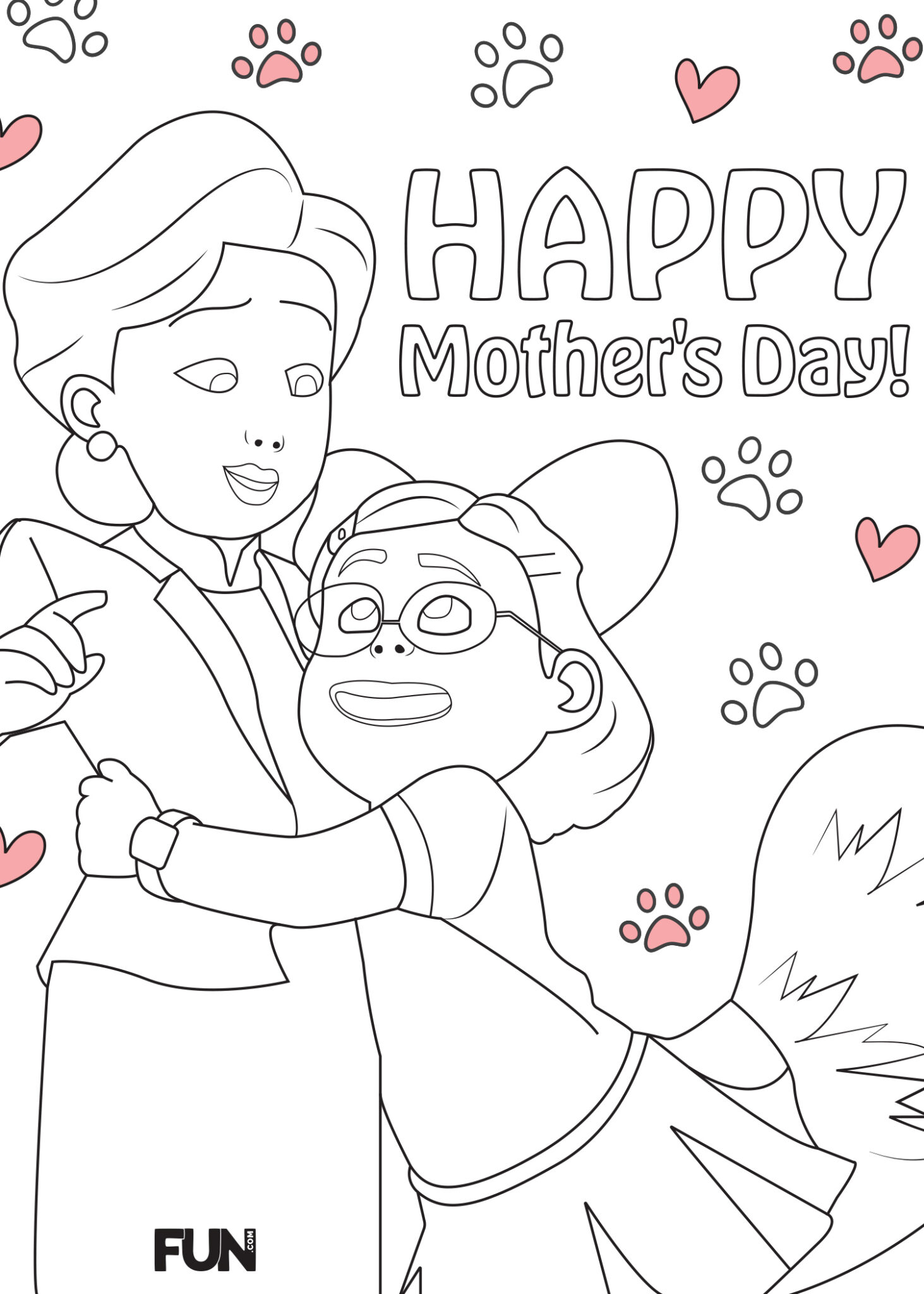 Pop Culture Coloring Cards for Mother's Day | Fun Family Crafts