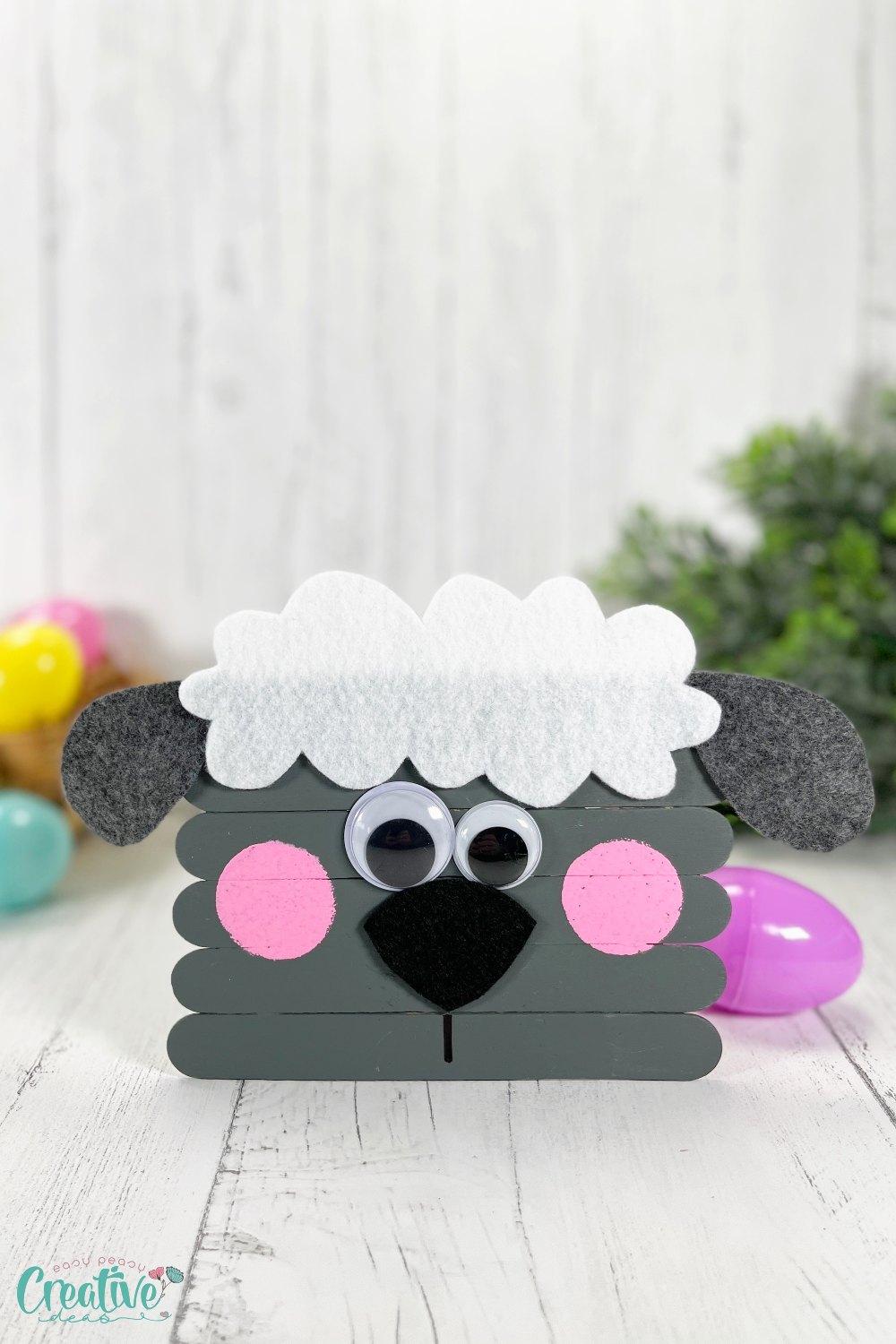 Sheep Painted Rocks - Crafts by Amanda - Easter Crafts
