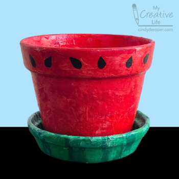 Gardening with Kids: Make Pour Painted Pots! - Happily Ever Mom